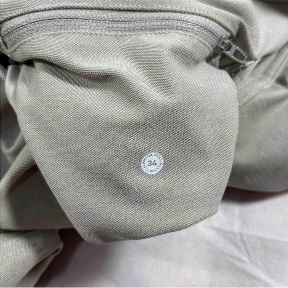Lululemon ABC Slim Fit Pant Warpstreme Grey Sage 34x26 Custom Hem - Picture 3 of 11